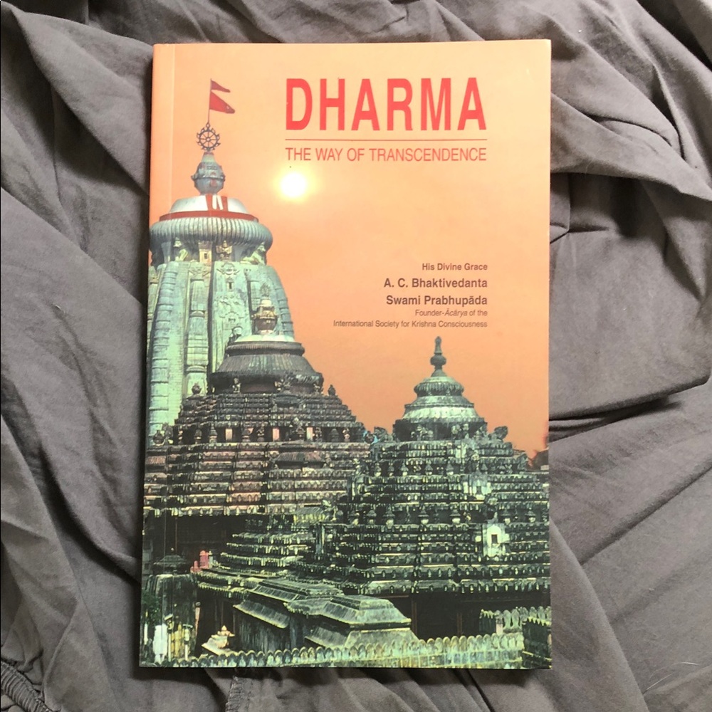 Dharma: The Way of Transcendence - Orange Cover